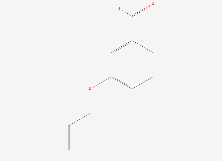 Two-dimensional chemical structure of 3-(Allyloxy)benzaldehyde