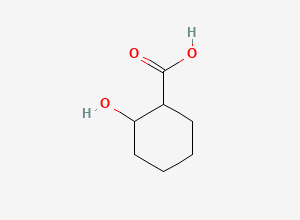 Two-dimensional chemical structure of 2-Hydroxycyclohexanecarboxylic acid