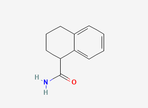 Two-dimensional chemical structure of 1,2,3,4-Tetrahydro-1-naphthalenecarboxamide