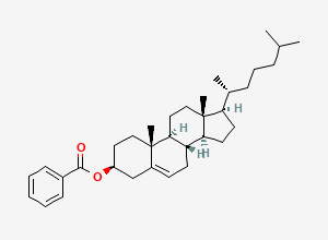 Two-dimensional chemical structure of Cholesteryl Benzoate