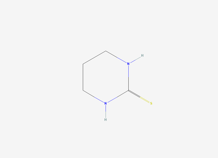 Two-dimensional chemical structure of Tetrahydropyrimidine-2-thione