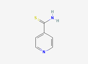 Two-dimensional chemical structure of Ethionamide EP Impurity A, CAS 2196-13-6