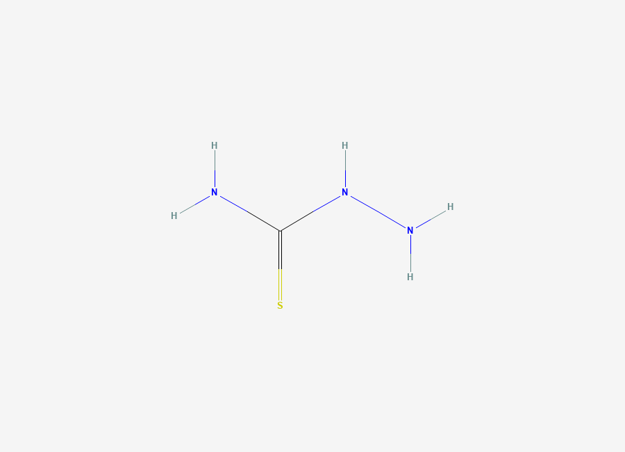 Two-dimensional chemical structure of Thiosemicarbazide