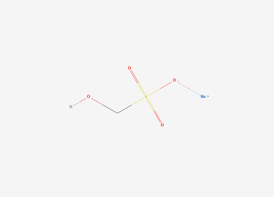 Two-dimensional chemical structure of Sodium Formaldehyde Bisulfite