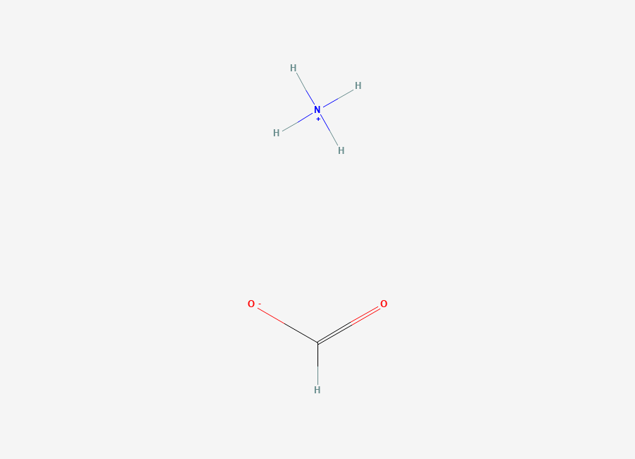Two-dimensional chemical structure of Ammonium Formate, CAS 540-69-2