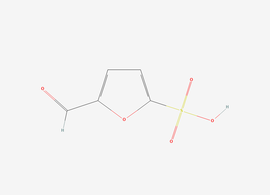 Two-dimensional chemical structure of 2-Formylfuran-5-sulfonate