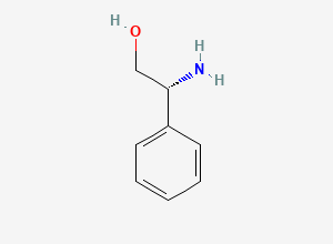 Two-dimensional chemical structure of (R)-beta-aminophenethyl alcohol