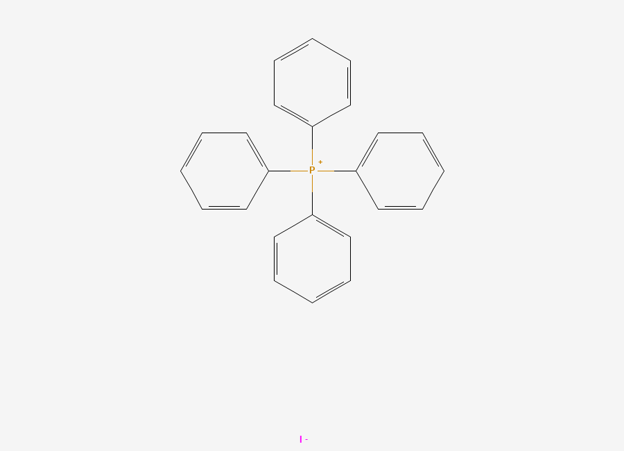 Two-dimensional chemical structure of Tetraphenylphosphonium iodide