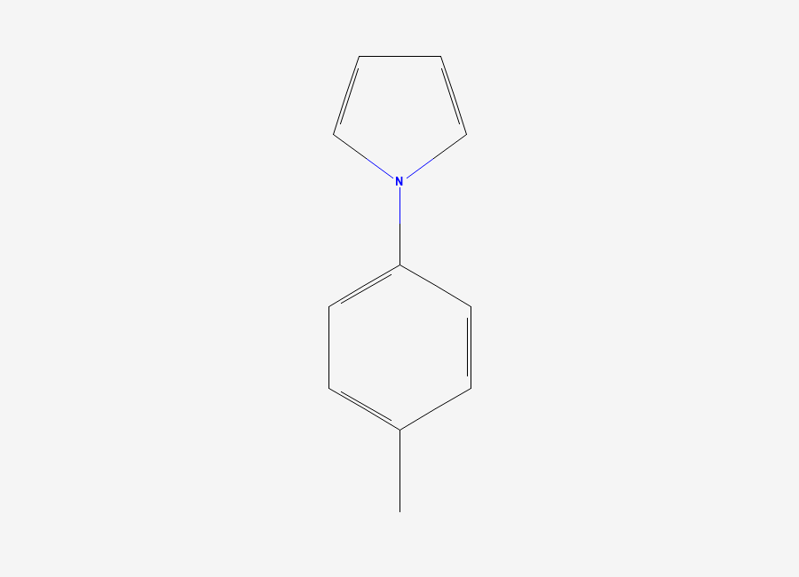 Two-dimensional chemical structure of 1-(4-Methylphenyl)-1H-pyrrole