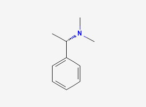 Two-dimensional chemical structure of (alphaS)-N,N,alpha-Trimethylbenzenemethanamine