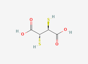 Two-dimensional chemical structure of Succimer