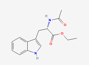 Two-dimensional chemical structure of N-Acetyl-L-tryptophan ethyl ester