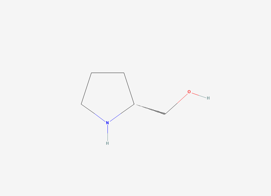 Two-dimensional chemical structure of Prolinol, (R)-