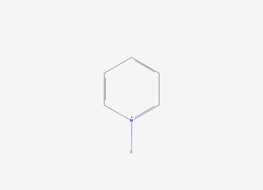Two-dimensional chemical structure of Pyridinium, 1-fluoro-