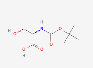 Two-dimensional chemical structure of N-tert-Butoxycarbonyl-L-threonine