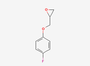 Two-dimensional chemical structure of 2-[(4-Fluorophenoxy)methyl]oxirane
