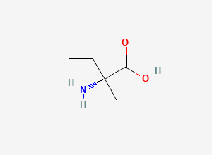 Two-dimensional chemical structure of D-Isovaline