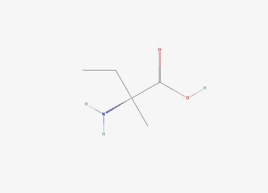 Two-dimensional chemical structure of D-Isovaline