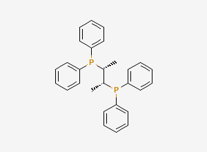 Two-dimensional chemical structure of Chiraphos, (R,R)-