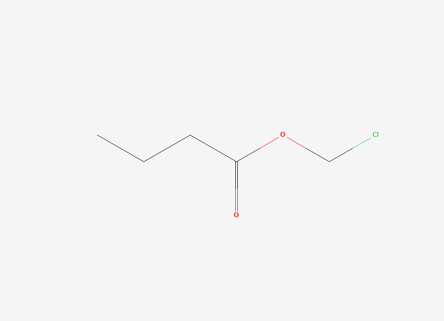Two-dimensional chemical structure of Chloromethyl butanoate