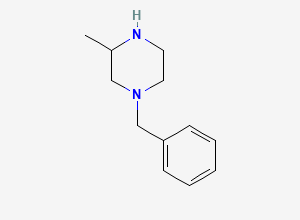 Two-dimensional chemical structure of 1-Benzyl-3-methylpiperazine