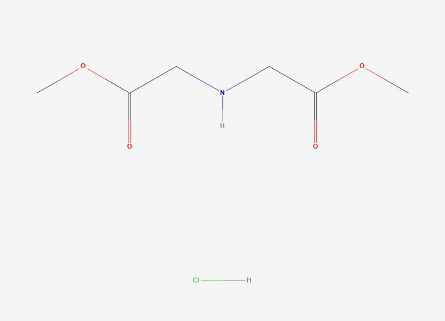 Two-dimensional chemical structure of Dimethyl Iminodiacetate Hydrochloride