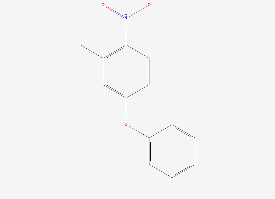 Two-dimensional chemical structure of 2-Nitro-5-phenoxytoluene