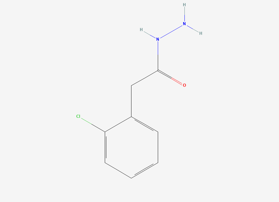 Two-dimensional chemical structure of 2-(2-Chlorophenyl)acetohydrazide