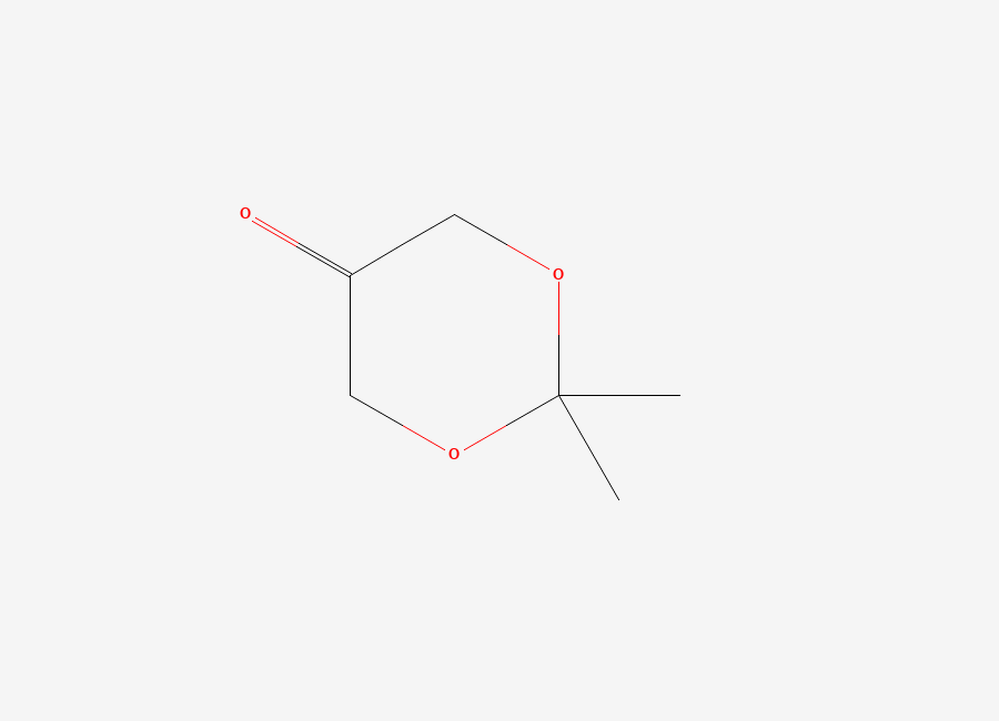 Two-dimensional chemical structure of 2,2-Dimethyl-1,3-dioxan-5-one