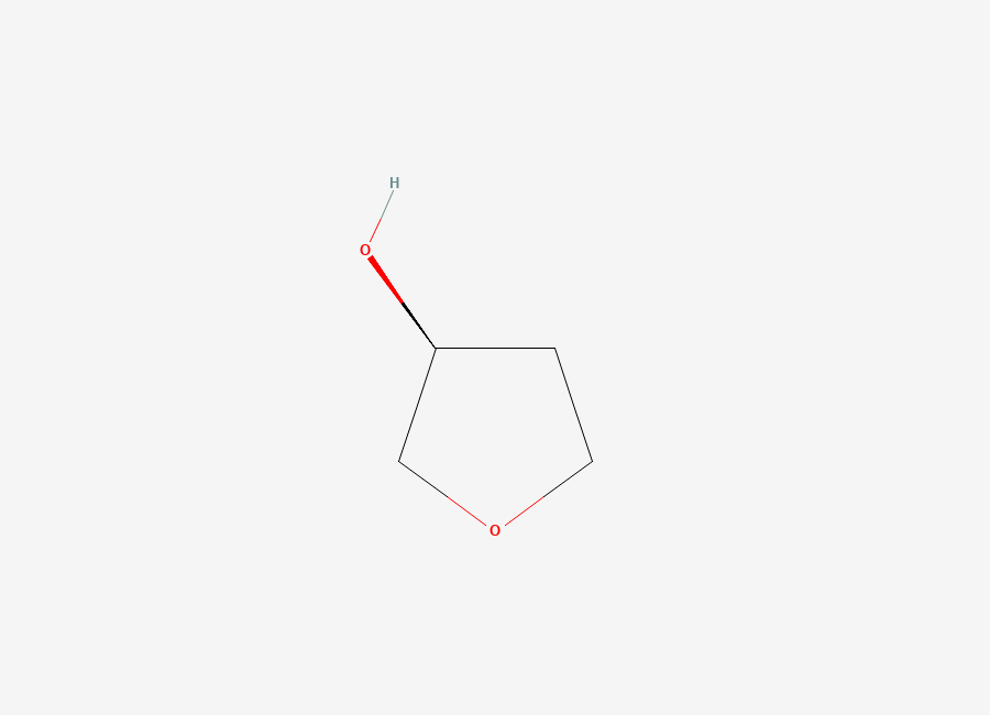 Two-dimensional chemical structure of (S)-3-Hydroxytetrahydrofuran, CAS 86087-23-2