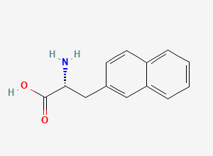 Two-dimensional chemical structure of D-3-(2-Naphthyl)alanine