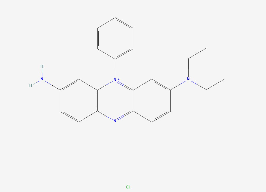 Two-dimensional chemical structure of Methylene Violet 3RAX