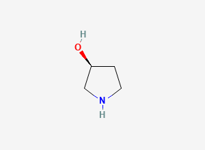 Two-dimensional chemical structure of (3S)-pyrrolidin-3-ol