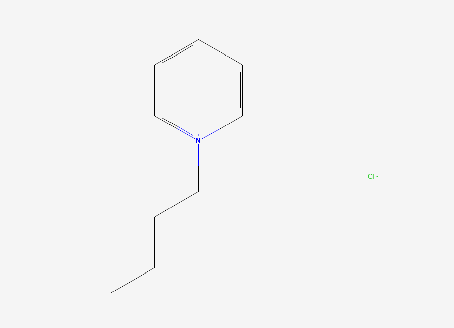 Two-dimensional chemical structure of Butylpyridinium chloride