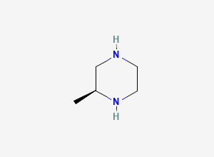 Two-dimensional chemical structure of 2-Methylpiperazine, (S)-