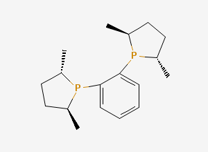 Two-dimensional chemical structure of Methyl-duphos, (S,S)-