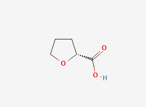 Two-dimensional chemical structure of Tetrahydro-2-furoic acid, (+)-