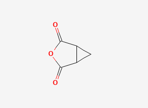 Two-dimensional chemical structure of 3-Oxabicyclo(3.1.0)hexane-2,4-dione