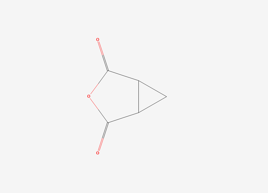 Two-dimensional chemical structure of 3-Oxabicyclo(3.1.0)hexane-2,4-dione