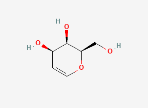 Two-dimensional chemical structure of D-Galactal