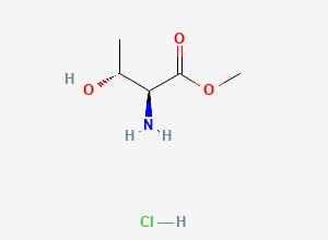 Two-dimensional chemical structure of Methyl L-threoninate hydrochloride
