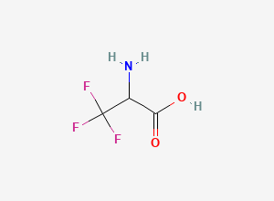 Two-dimensional chemical structure of 3,3,3-Trifluoroalanine