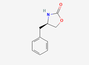 Two-dimensional chemical structure of (R)-4-Benzyl-2-oxazolidinone