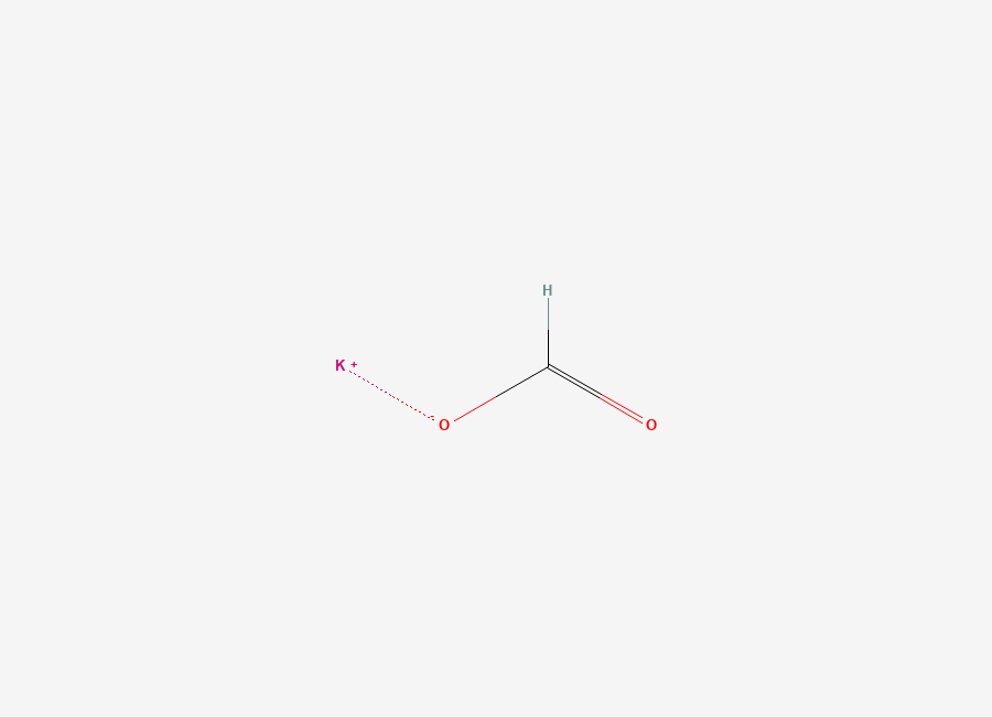 Two-dimensional chemical structure of Potassium Formate