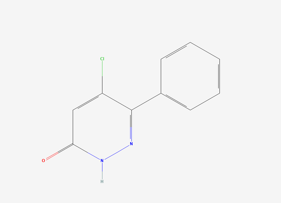 Two-dimensional chemical structure of 5-Chloro-6-phenylpyridazin-3-ol