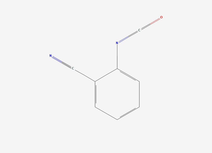 Two-dimensional chemical structure of 2-Isocyanatobenzonitrile