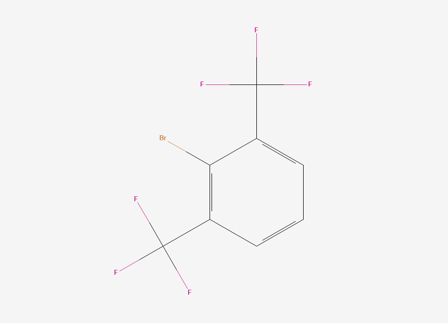 Two-dimensional chemical structure of 2-Bromo-1,3-bis(trifluoromethyl)benzene