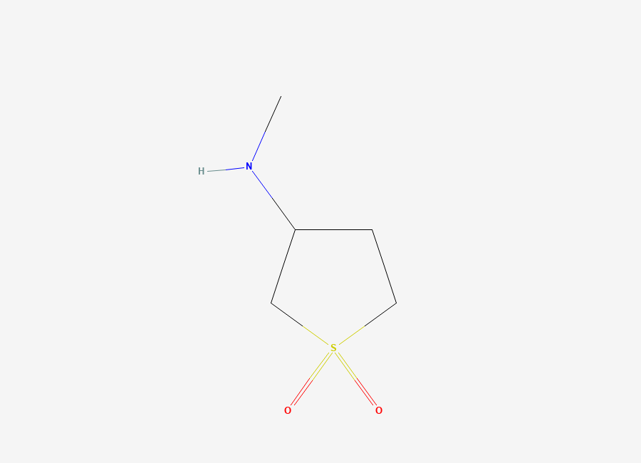 Two-dimensional chemical structure of Tetrahydro-N-methylthiophen-3-amine 1,1-dioxide