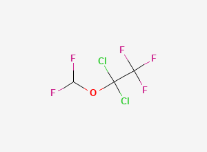 Two-dimensional chemical structure of Isoflurane EP Impurity D, CAS 32778-07-7