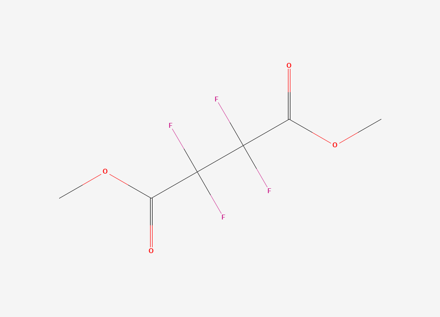 Two-dimensional chemical structure of Dimethyl Tetrafluorosuccinate